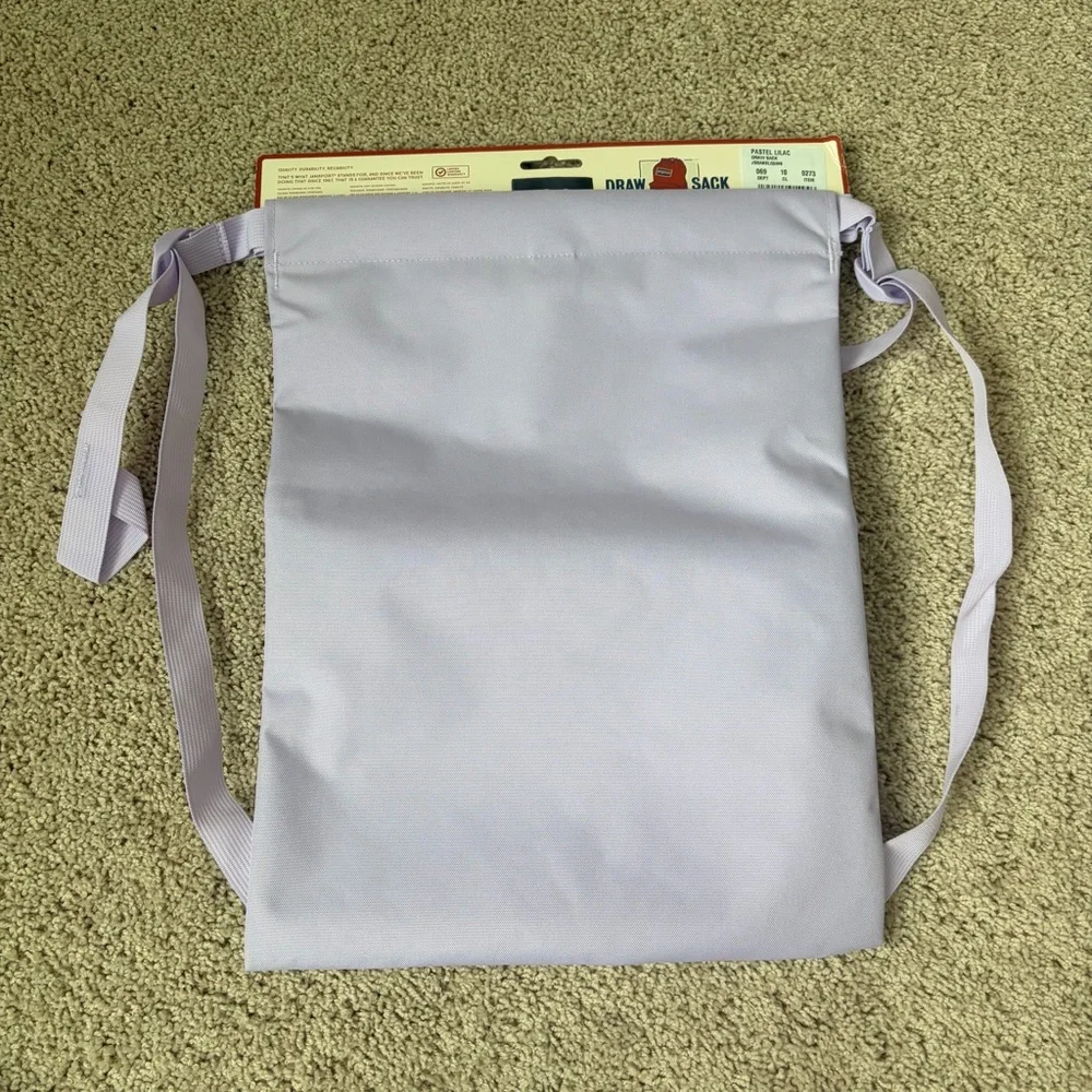 Jansport Lavender Cinch Backpack Pastel Lilac
